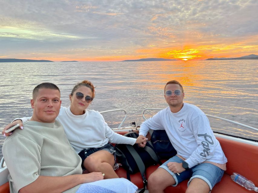 Split: Sunset Boat Tour With Snorkeling Gear