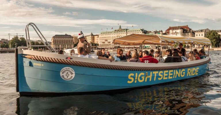 Stockholm: Private Electric Open Boat Ride