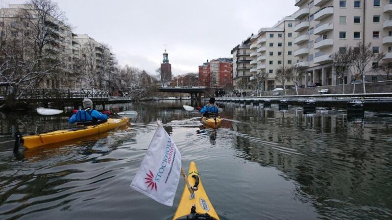 Stockholm: Winter City Kayaking Tour