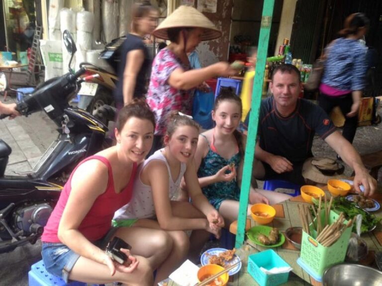 Street Food Tour Hanoi and Train Street Experience