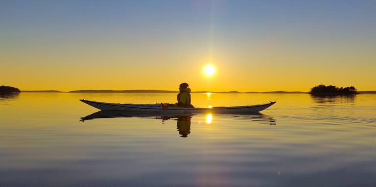 Summer Evening in a Sea Kayak, Turku Archipelago