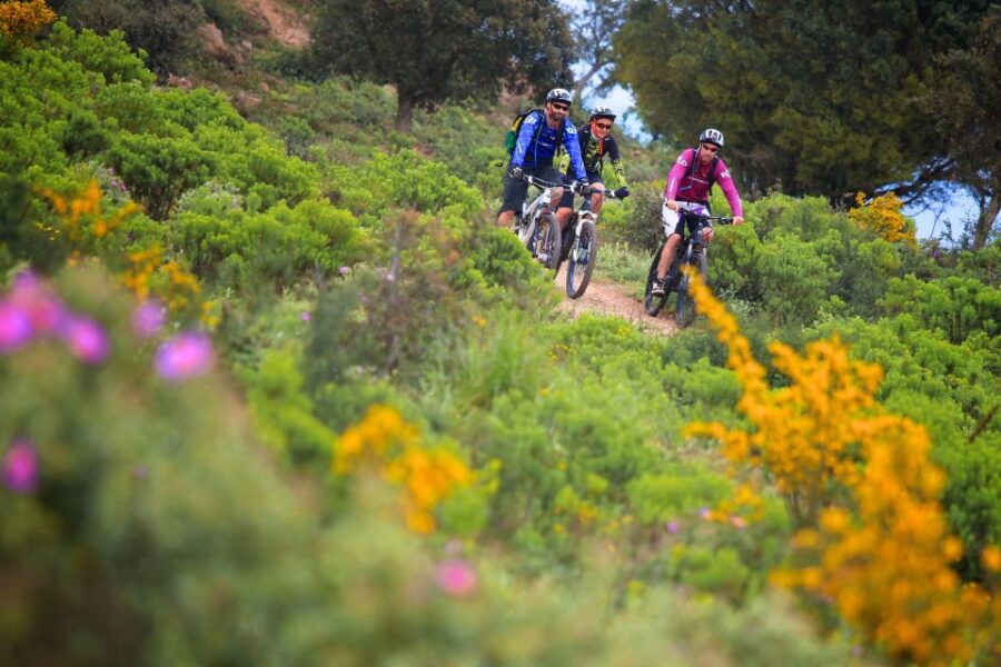Sunset Mountain Electric Bike Gulf of Saint-Tropez