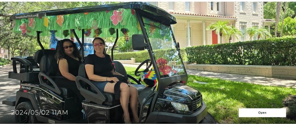 Tampa: Guided Private City Tour in a Luxury Golf Cart - Tour Overview