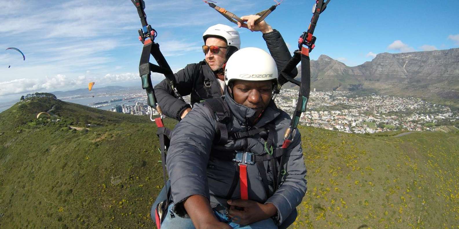 Tandem Paragliding, Green Market and Constantia Wine Tasting - Cape Town Adventure Awaits