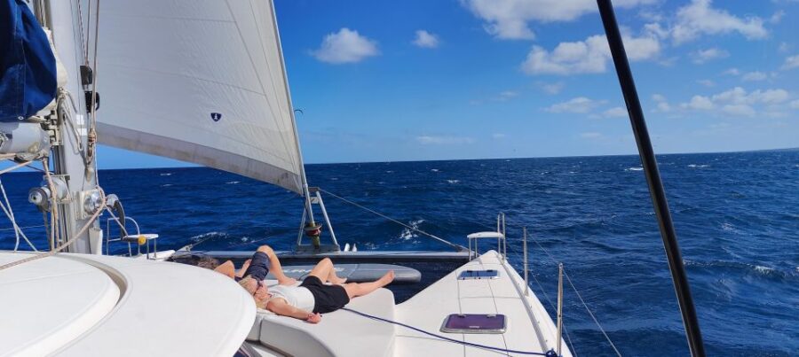 Tenerife: Catamaran Sailing Trip With Snorkeling and Lunch