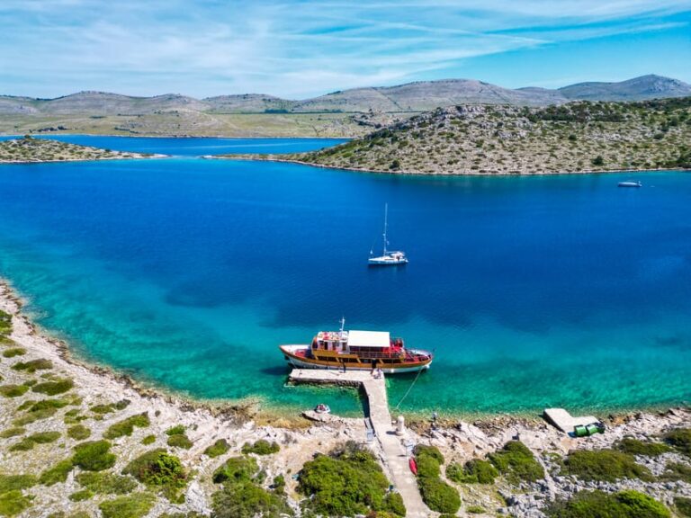 Through: Lojena Beach, Kornati Islands and Telascica Boat Trip