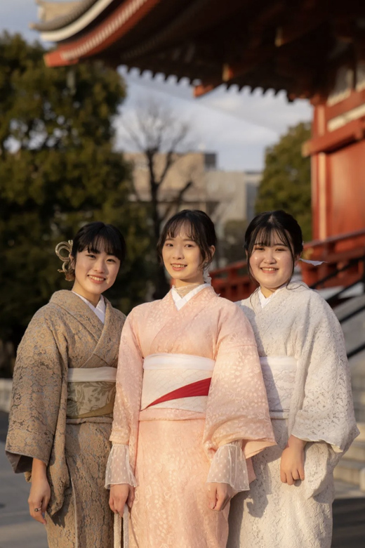 Tokyo: Kimono Dressing & Professional Photography Session - Exploring Asakusa