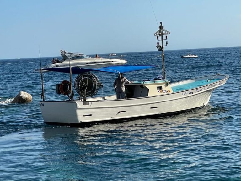 Traditional Gozzo – Boat Tour – Amalfi Coast – Maria S.S.