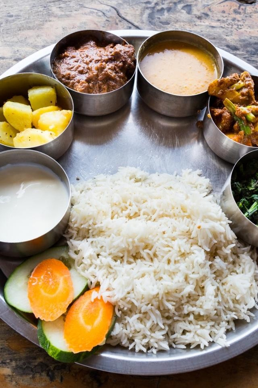 Traditional Nepali Thali Dining at AtomiX Bar and Grill - Menu Options: Veg and Non-Veg