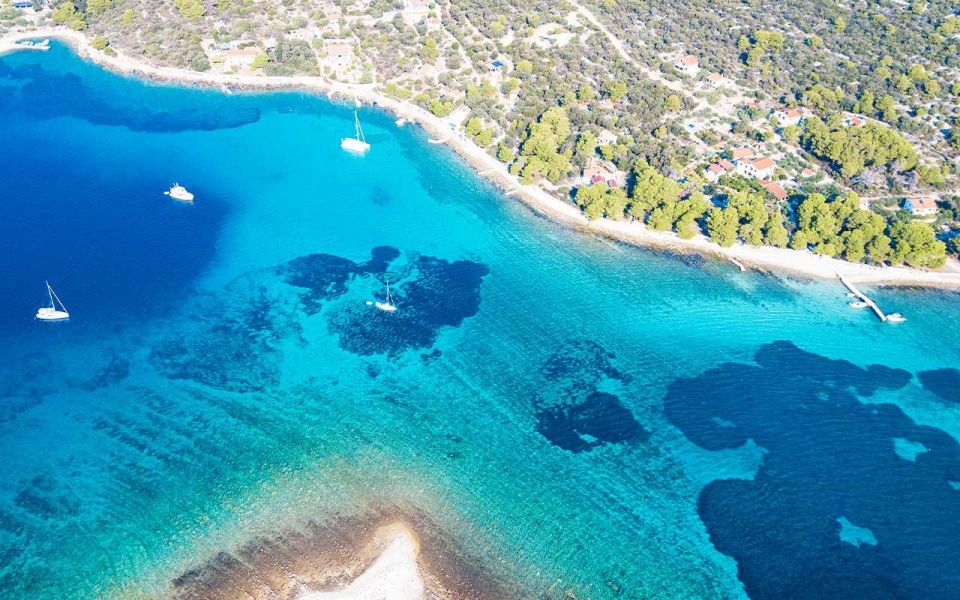 Trogir: Blue Lagoon, Maslinica, and Solinska Bay Boat Tour - Overview of the Tour