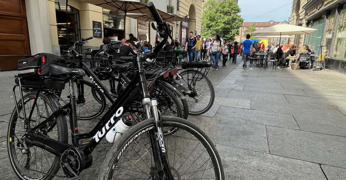 Turin: City Center Bike Tour With Gourmet Box and Wine - Tour Duration and Pricing