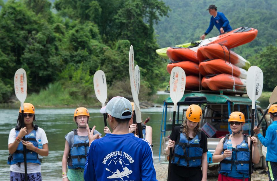 Vang Vieng: Tham Nangfar and Tham Nam Day Tour With Kayaking - Overview of the Tour