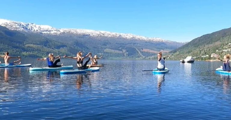 Vangsvatnet Lake: SUP Yoga Class With Ylva