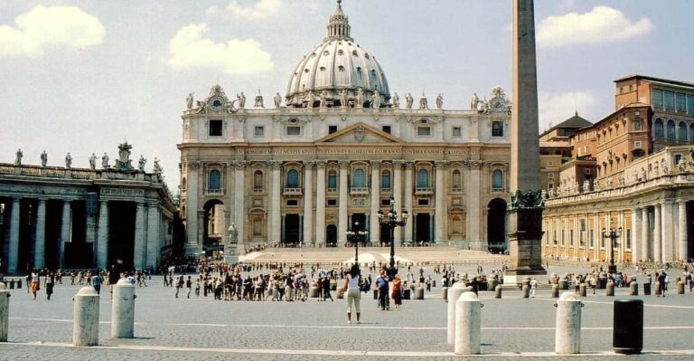 Vatican City: St Peters Basilica and Papal Tombs Guided Tour