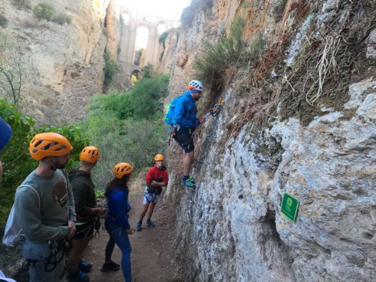 Via Ferrata Tajo De Ronda With Transfer From Costa Del Sol