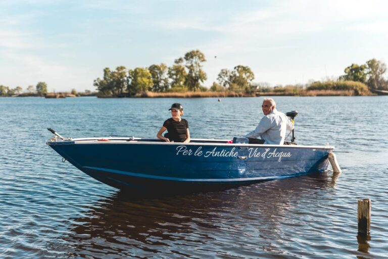 Viareggio: Marshes Electric Boat Tour With Wine Tasting