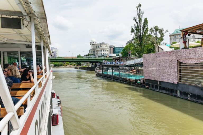 Vienna: Boat Cruise on the Danube Canal With Optional Lunch