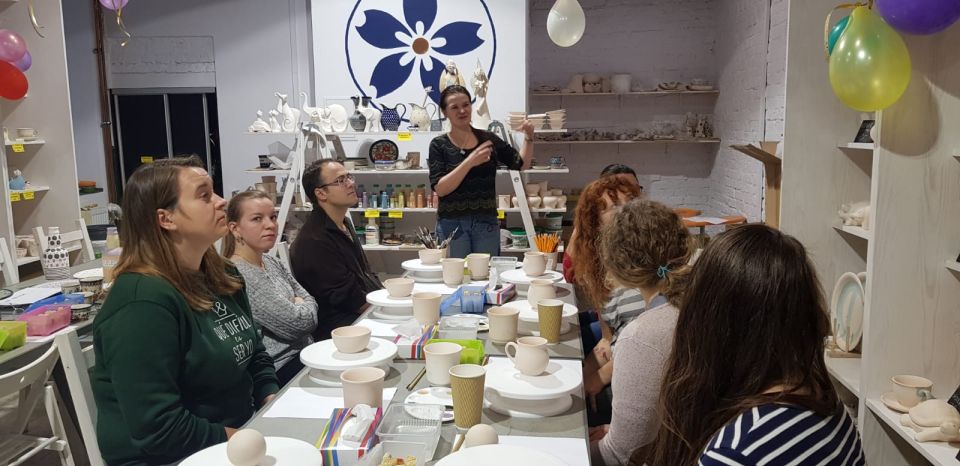 Warsaw: Pottery Decorating Ceramic Workshop - Workshop Location and Duration