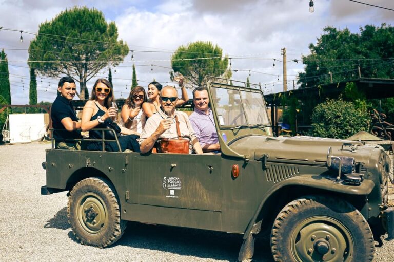 WINE SAFARI: POGGIO AI LAGHI VINEYARDS ON A VINTAGE OFF-ROAD