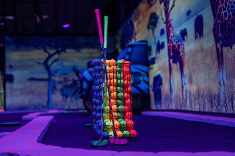 Woop! Glow Golf: Ljubljana Btc City - Unique Mini Golf Experience