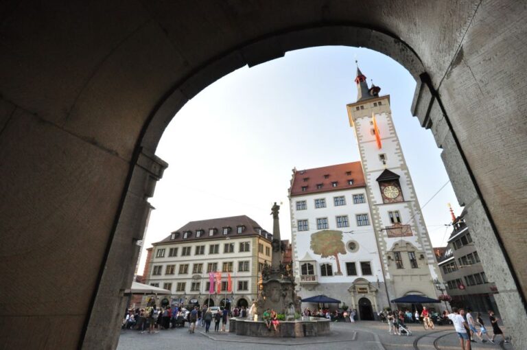 Würzburg: Guided Walking Tour With Franconian Wine