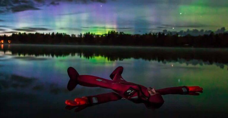 Yllas: Northern Lights Ice-Floating Experience With Transfer