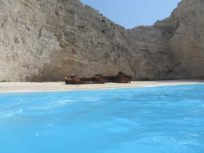 Zakynthos Shipwreck Beach by Land & Sea + Blue Caves + Xigia - Itinerary and Experience Highlights