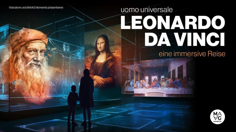 Zürich: Leonardo Da Vinci Immersive Exhibition Ticket - Exhibition Highlights