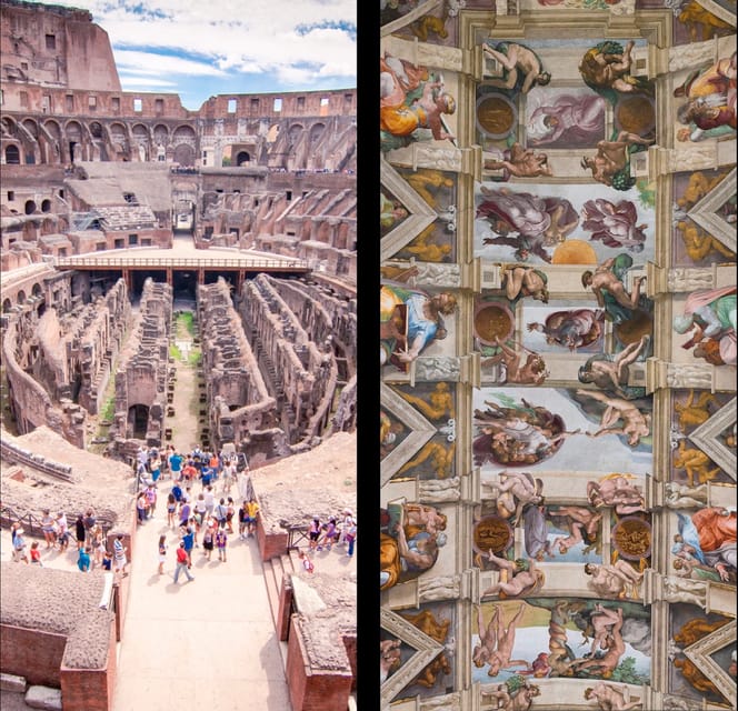 2-Day Rome: Colosseum & Vatican Tour Mid-Week - Key Points