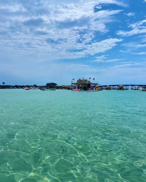 20FT Pontoon Full Day - 10 Passenger Rentals to Crab Island - Key Points