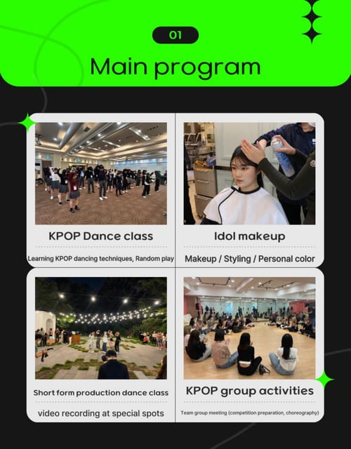 2nights 3DAYS IDOL Training : Join the K-Pop Camp for 0! - Accommodation and Meals