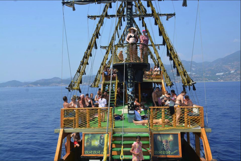 Alanya: Pirate Boat Tour W/ BBQ & Foam Party - Pricing and Reservations