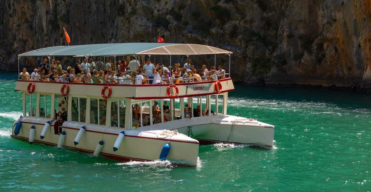 Alanya, Side, Antalya: Green Canyon Boat Tour With Lunch - Itinerary Highlights