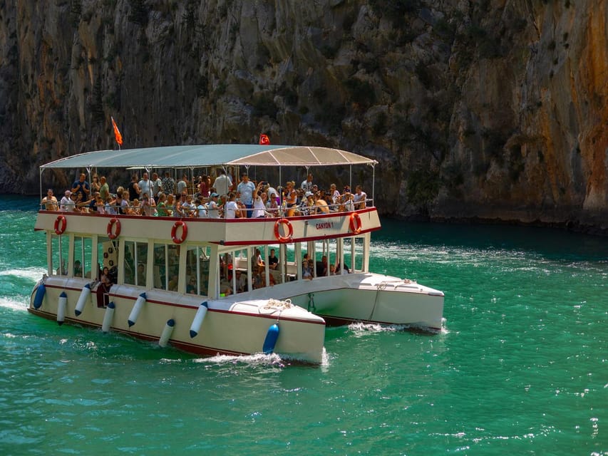 Alanyas Green Canyon & Gourmet Lunch: Executive Boat Tour - Highlights of the Experience