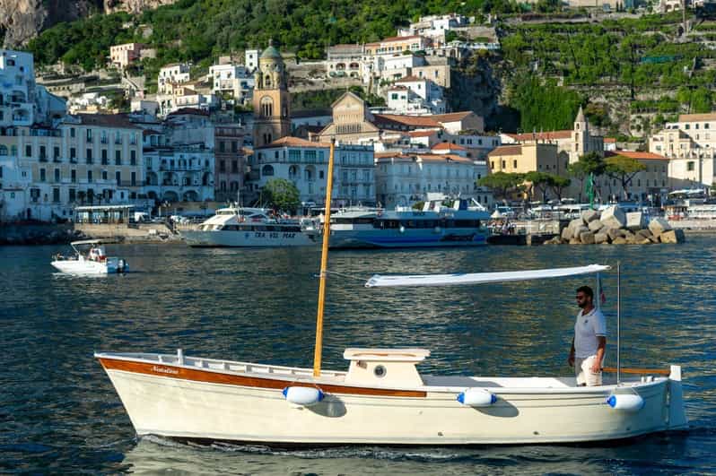 Amalfi Coast Boat: Boat Tour With Traditional Gozzo - Itinerary Highlights