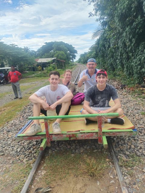 Amazing Countryside Bamboo Train and Killing Cave/Bat Cave - Bamboo Train Experience