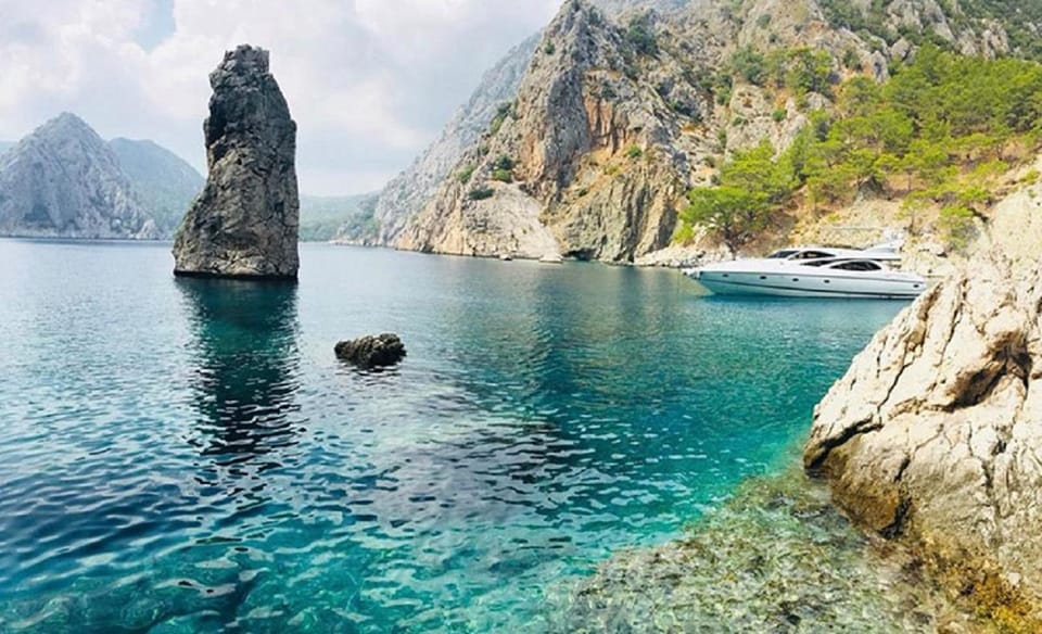 Antalya Porto Genoese-Sazak Bays Boat Trip With Mud Baths - Scenic Experiences