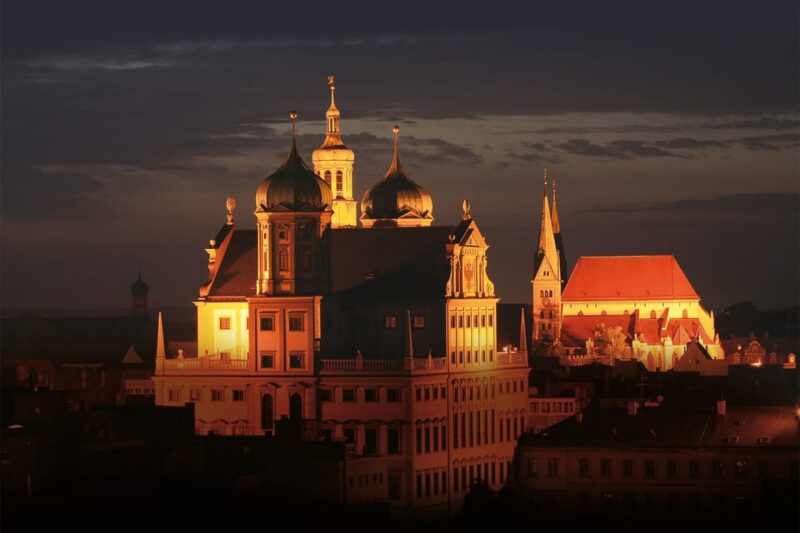 Augsburg: Illuminated Guided Evening Walking Tour - Experience Highlights