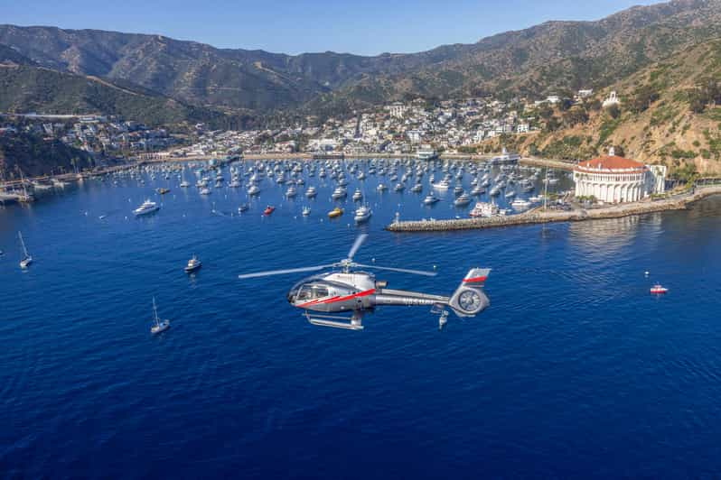 Avalon: Santa Catalina Island Aerial Helicopter Tour - Departure and Route Details