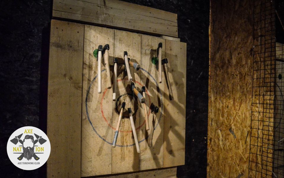 Axe Throwing Kraków in Axe Nation - the 1st Club in Europe - Unique Axe Throwing Experience