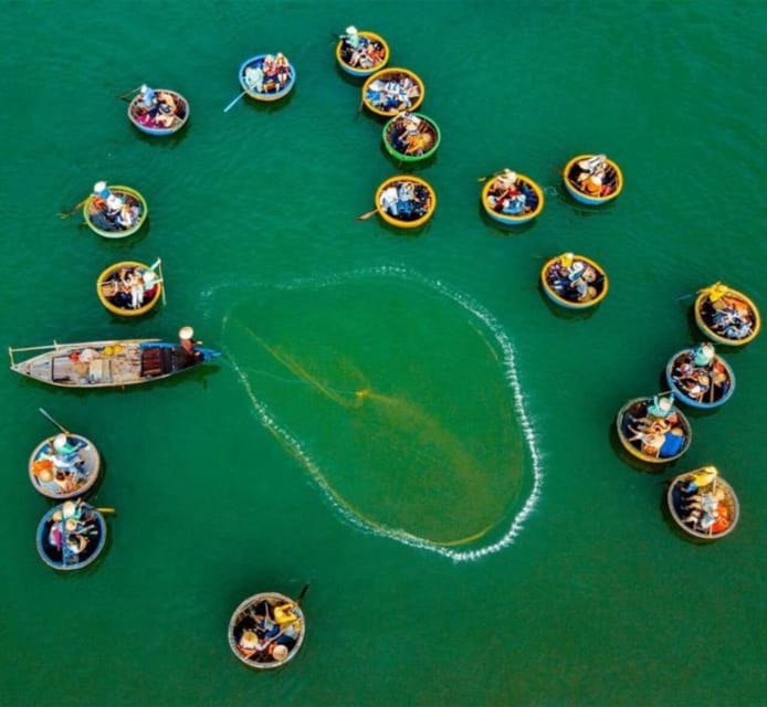 Bamboo Basket Boat Tour With Traditional Meal and Transfer - Transportation Details