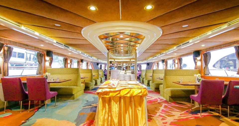 Bangkok: Grand Pearl Dinner Cruise With Hotel Transfer - Itinerary and Activities