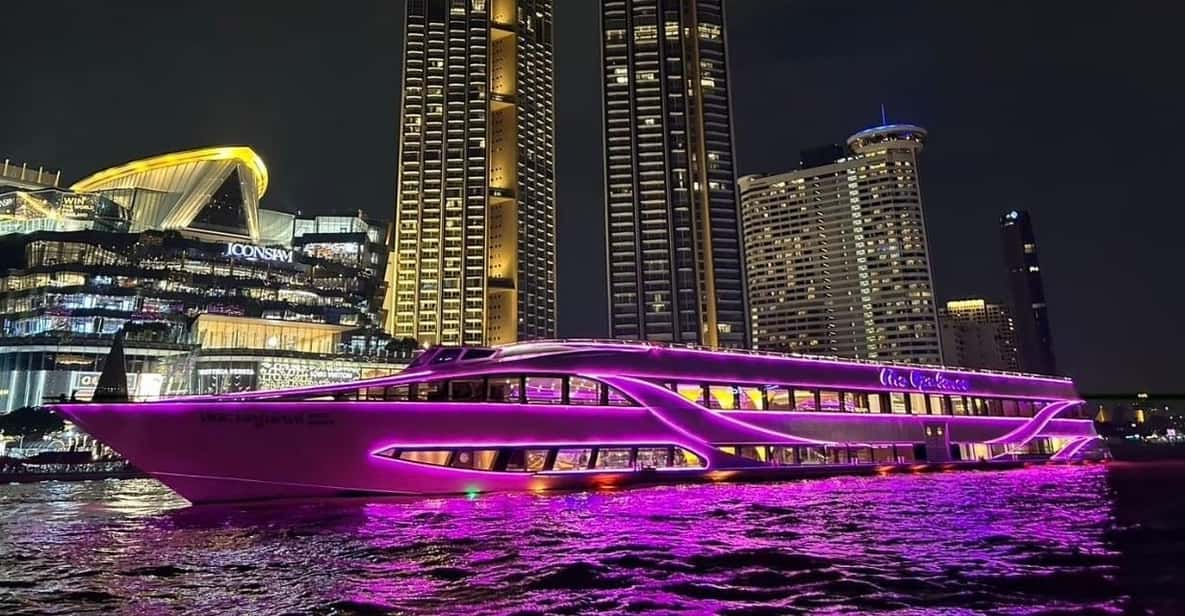 Bangkok: Opulence Luxury River Dinner Cruise With Drinks - Cruise Experience