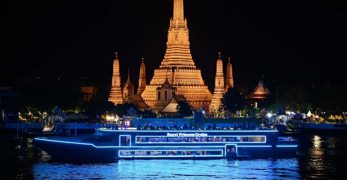 Bangkok: Royal Princess River Dinner Cruise With Live Music - Pricing and Inclusions