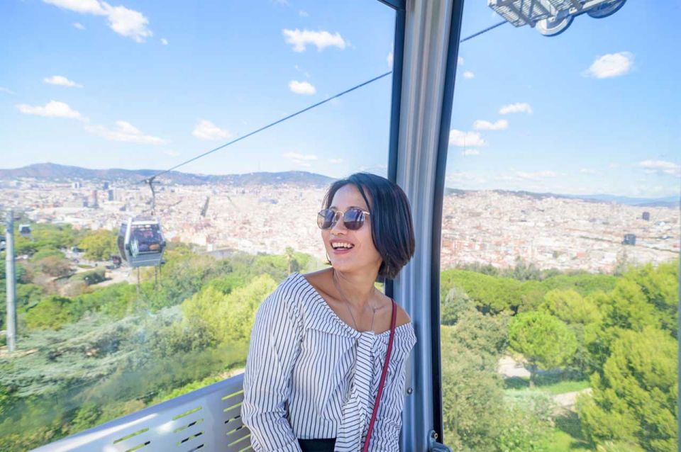 Barcelona: Cable Car Ticket & E-Bike Tour - Itinerary Highlights