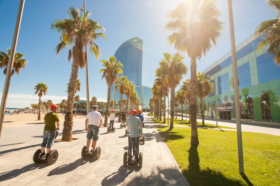 Barcelona: Guided Segway Tour of Seaside & Montjuïc Mountain - Itinerary Highlights