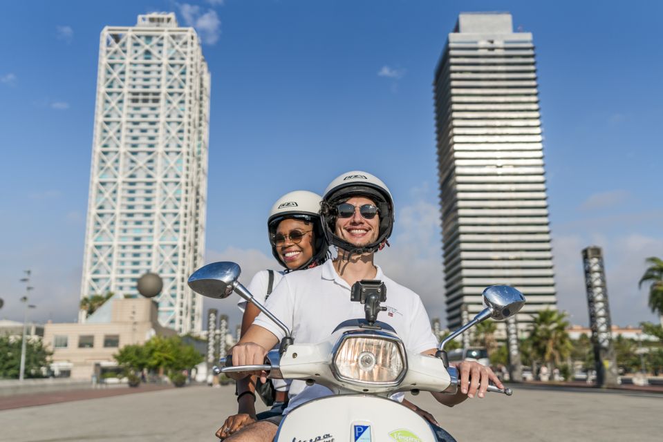 Barcelona Scooter Sightseeing & Gourmet Jamón Delight - Activity Highlights