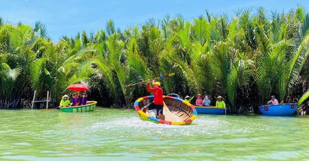 Basket Boat In Coconut Jungle, Hoi An City, Release Lantern - Coconut Jungle Experience