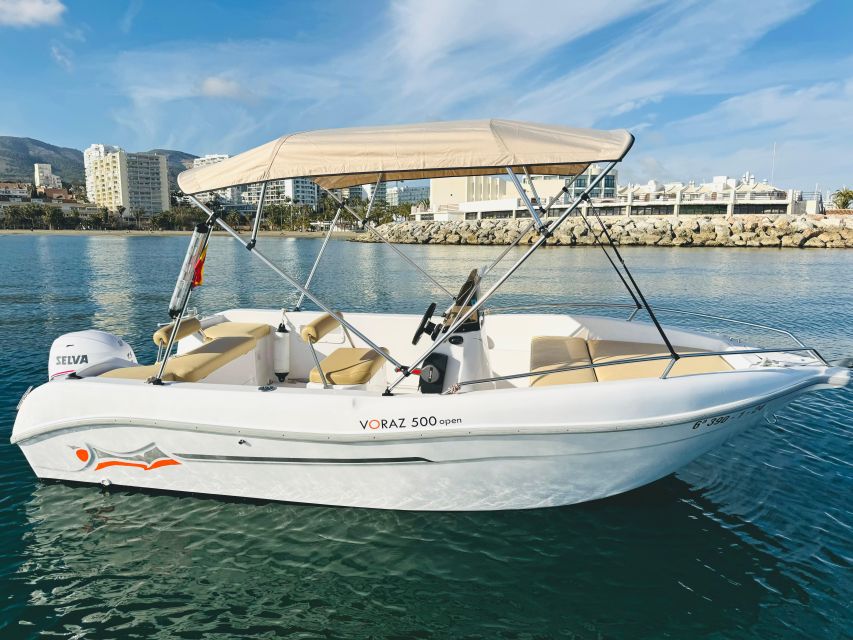 Benalmádena: Costa Del Sol License-Free Boat Rental - Highlights of the Activity