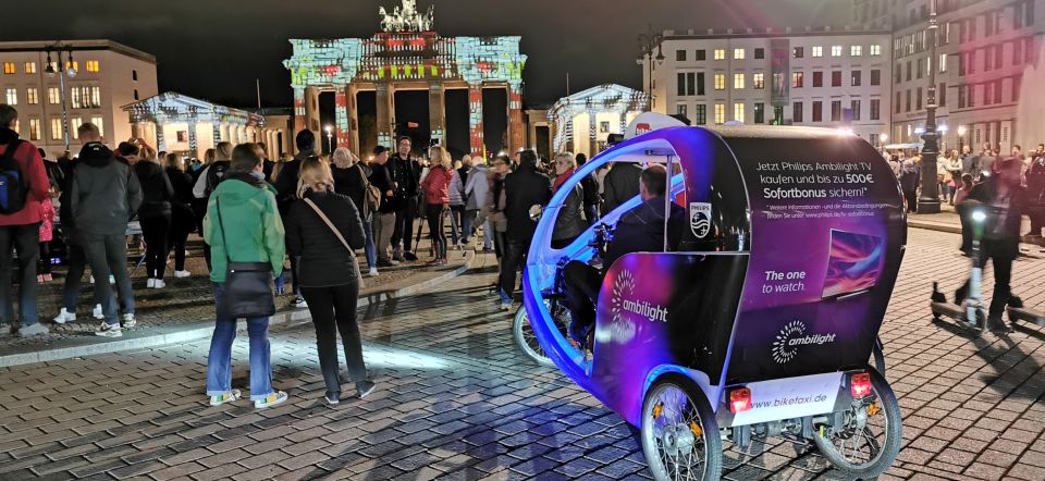 Berlin: Illuminated Berlin by Lit-up Bike Taxi - Tour Highlights and Experience